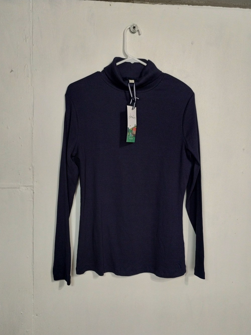 Joules Navy Long Sleeve Turtleneck Top